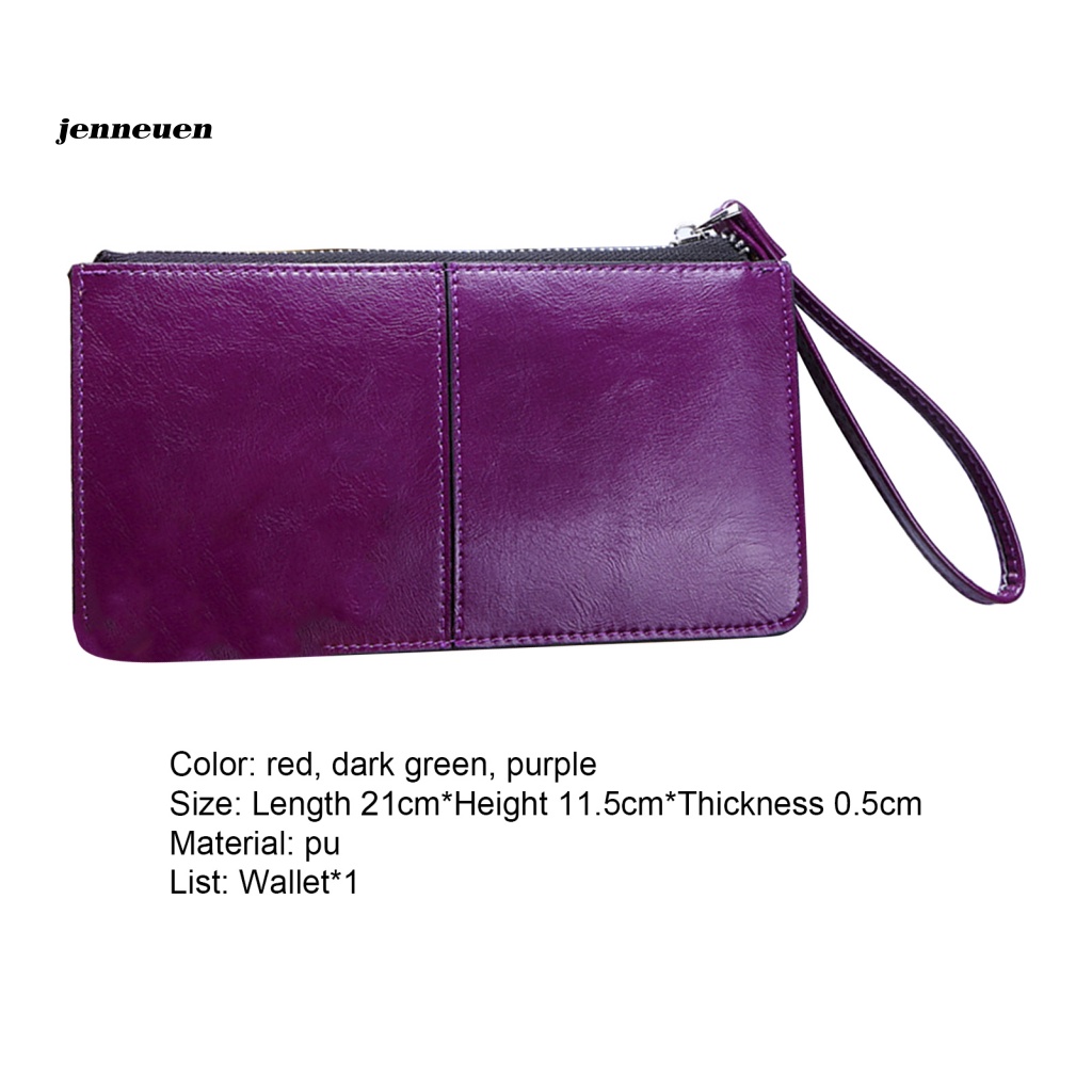 Jen Ví Cầm Tay Màu Trơn Đơn Giản Không Phai Màu Sử Dụng Hàng Ngày Cho Nữ