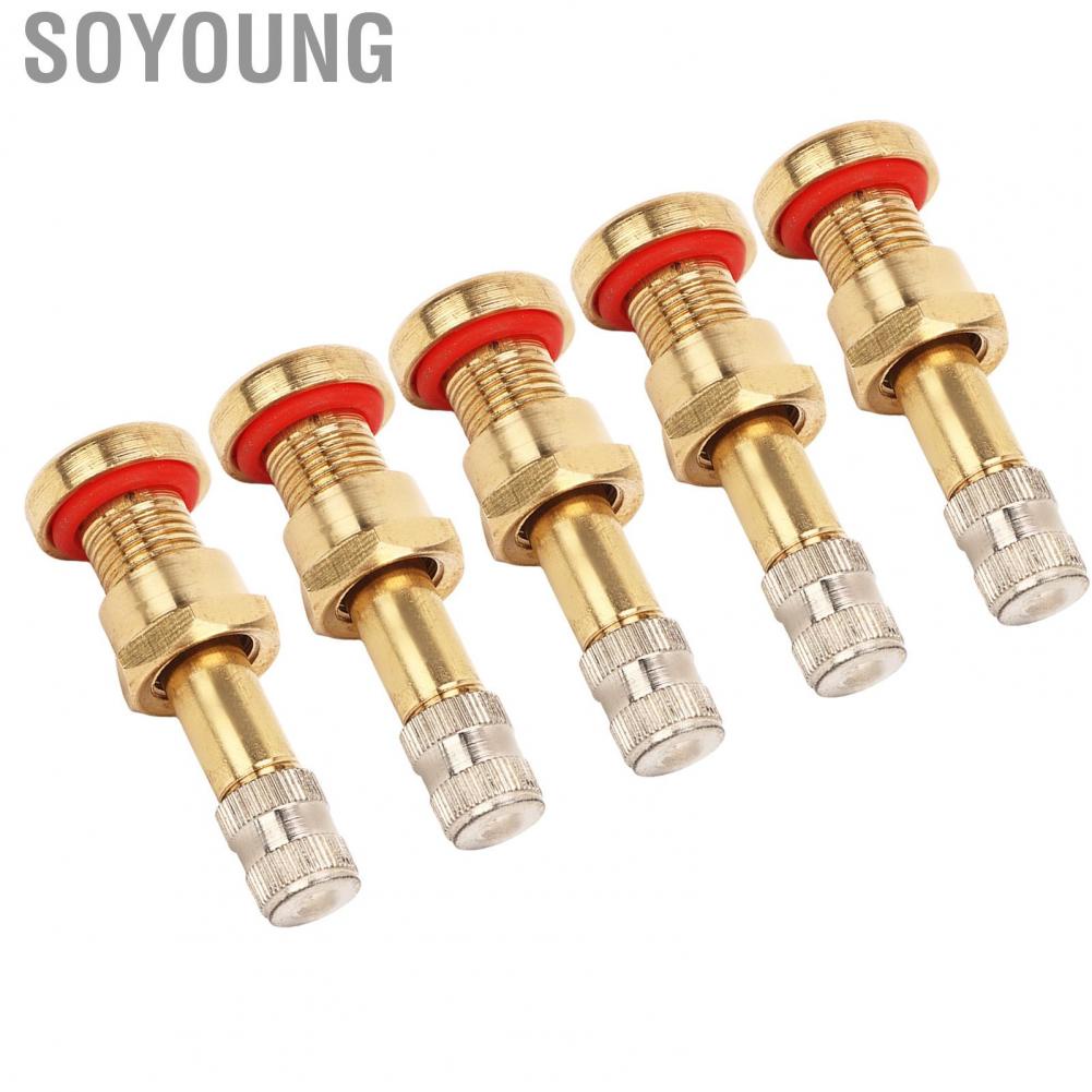 Soyoung Wheel Valve Stem  Stable Performance 20Pcs Truck Tubeless Tyre for 9.7mm Hole Van