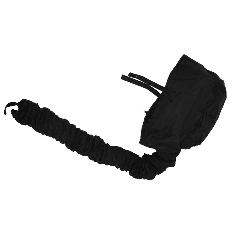 Mũ Trùm Đầu Mềm Mại Có Thể Điều Chỉnh Dành Cho Máy Sấy Tóc Cầm Tay Có Thể Kéo Dài Ống Nối Dài (Màu Đen)