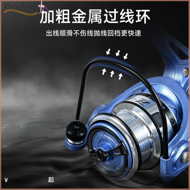 Máy Câu Cá Mini Sr100 Với Tay Cầm Có Thể Đảo Ngược Tỷ Lệ 5.2: 1 12kg Max