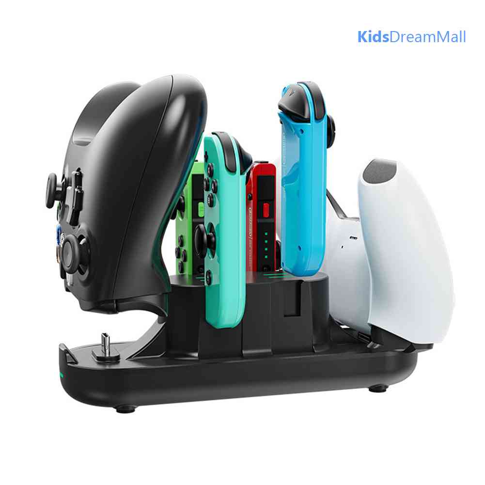 Đế SạC 6 Trong 1 Cho Tay CầM Chơi Game Joy Con PS5 Xbox X S