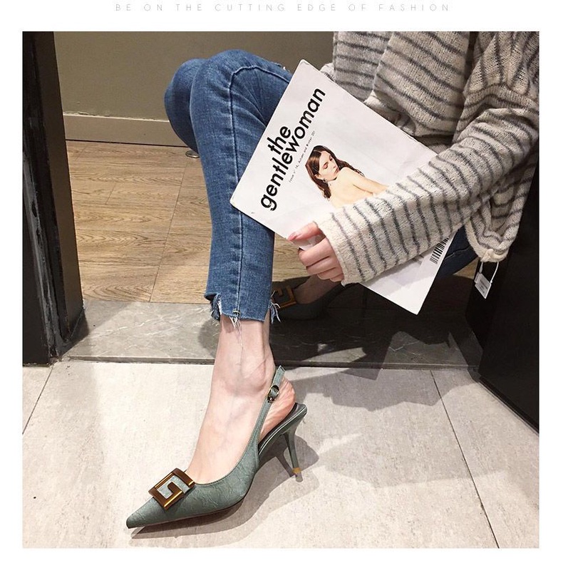 Giày Cao Gót Mũi Nhọn Thanh Lịch Thời Trang Cho Nữ