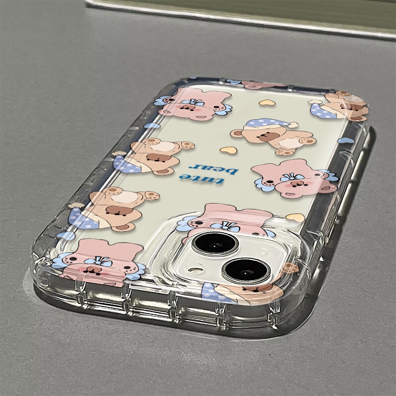 Ốp Điện Thoại Silicon TPU Mềm Trong Suốt Họa Tiết Dễ Thương Chống Sốc Cho IPhone 14 12 13 11 Pro XS Max 7 + 8 Plus X XR