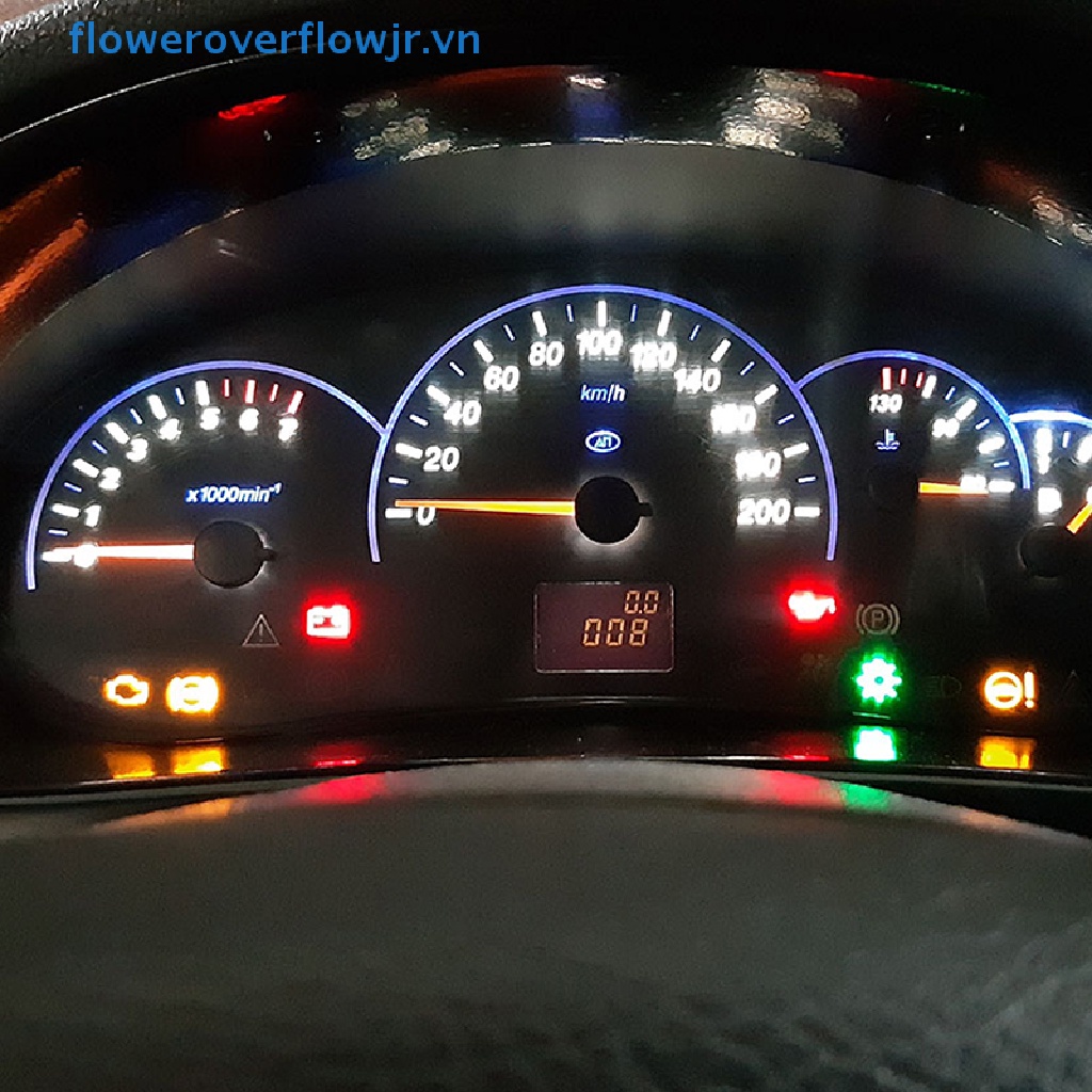 5 Bóng Đèn Led 12V T5 3030 Gắn Bảng Điều Khiển Xe Hơi