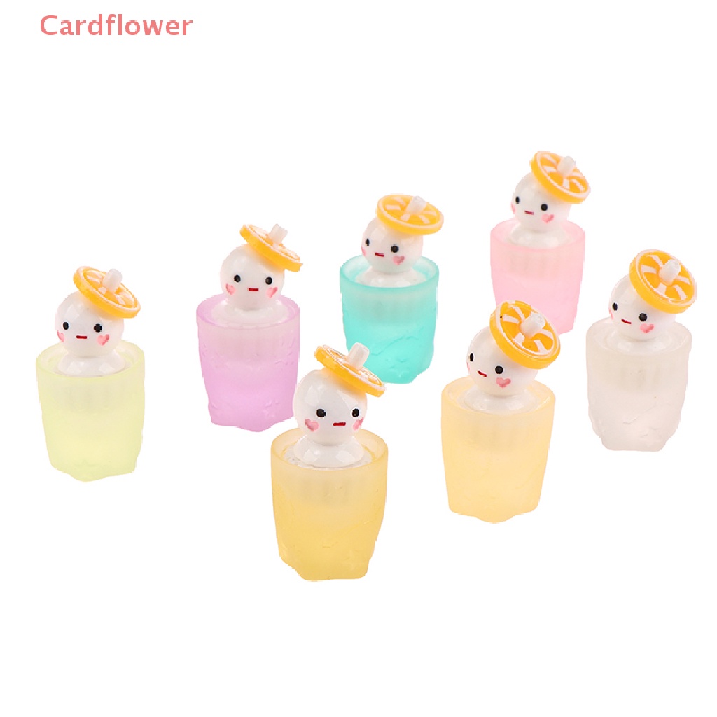 1 Đồ trang trí Ly Kem Mini Phát Quang Dùng Trang Trí Tiểu Cảnh Mới