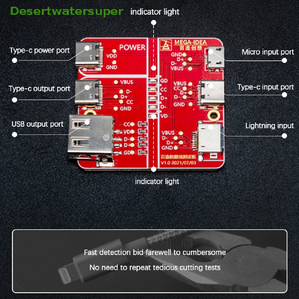 Bảng Mạch Phát Hiện Dữ Liệu MEGA-Inea Cho IPHONE / Type-c / Android