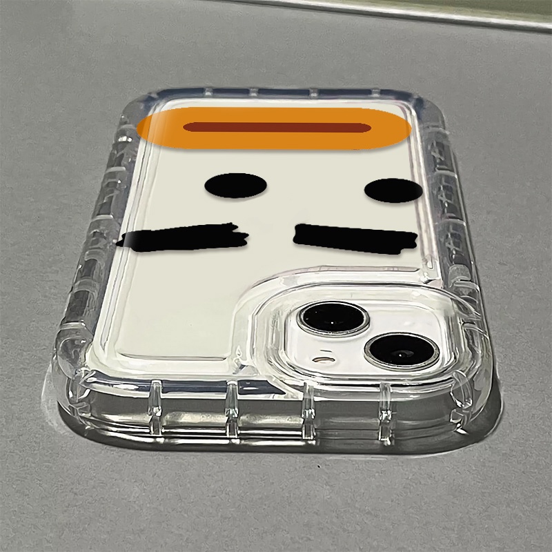 Ốp Điện Thoại Silicon TPU Mềm Trong Suốt In Hình Biểu Tượng Cảm Xúc Dễ Thương Cho IPhone 14 13 11 12 Pro XS Max X XR 7 + 8 Plus
