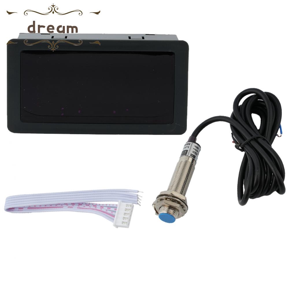 【DREAMLIFE】LED Tachometer Measuring Non-Contact Tachometer 50 ~ 500 Mm LCD Display