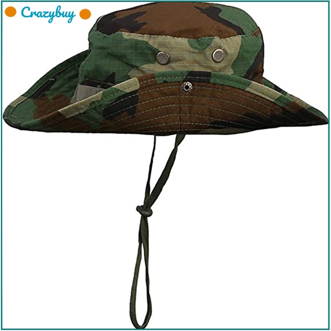 Cr Nón Vành Tròn Chống Nắng Tiện Dụng Khi Đi Câu Cá / Leo Núi / Cắm Trại
