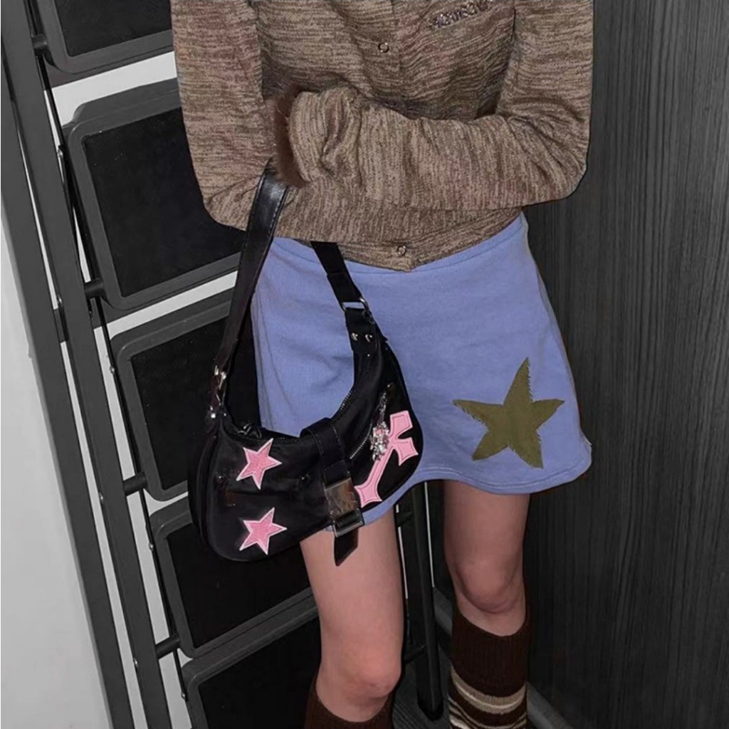 Túi Đeo Vai / Đeo Dưới Cánh Tay Phong Cách Spider y2kins Millennium 2023 Mới Cho Nữ