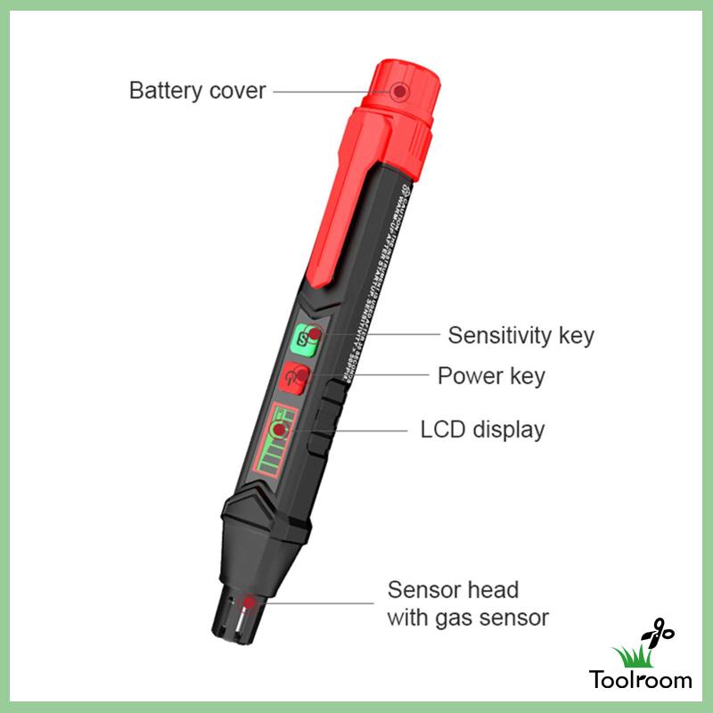 Dụng Cụ Kiểm Tra Rò Rỉ Khí Gas HT59 HT60 Với Màn Hình Báo Động Audible