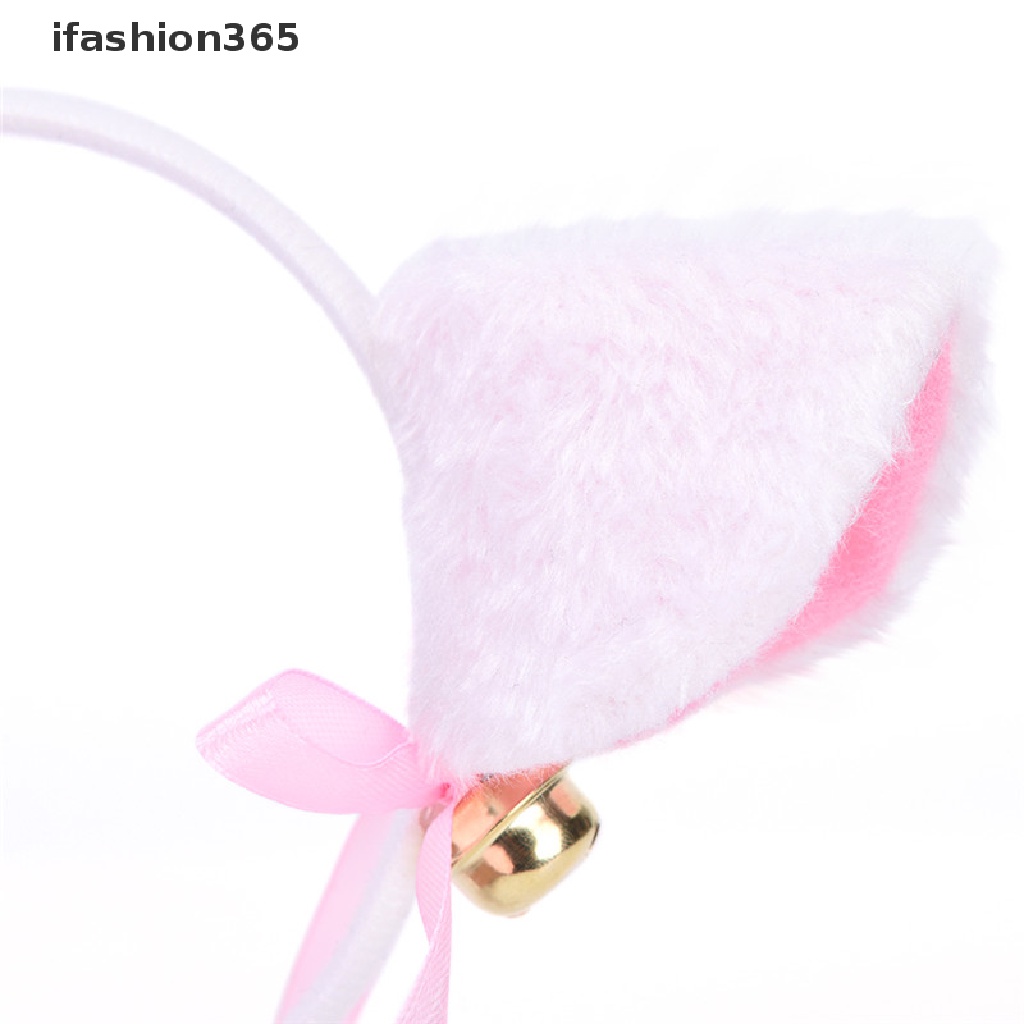 Băng Đô Cài Tóc Hình Tai Mèo Bằng Lông Thời Trang 2017 Dành Cho Bạn Nữ ifashion365