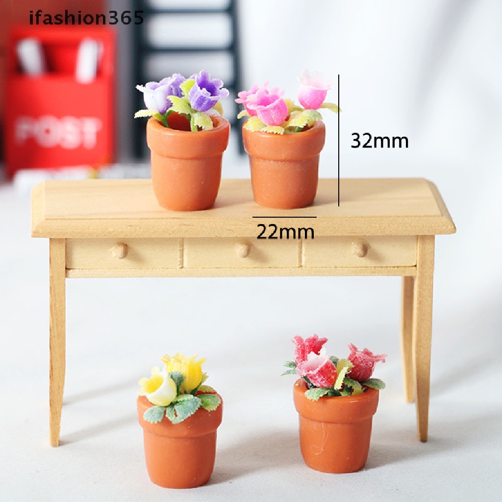 Bộ 4 Món Đồ Chơi Búp Bê 1: 12 1: 12 Trang Trí Sân Vườn ifashion365