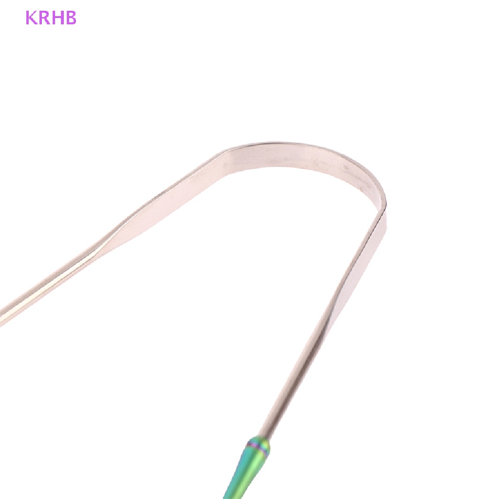 1 Dụng Cụ Nạo Lưỡi Bằng Thép Không Gỉ Mới