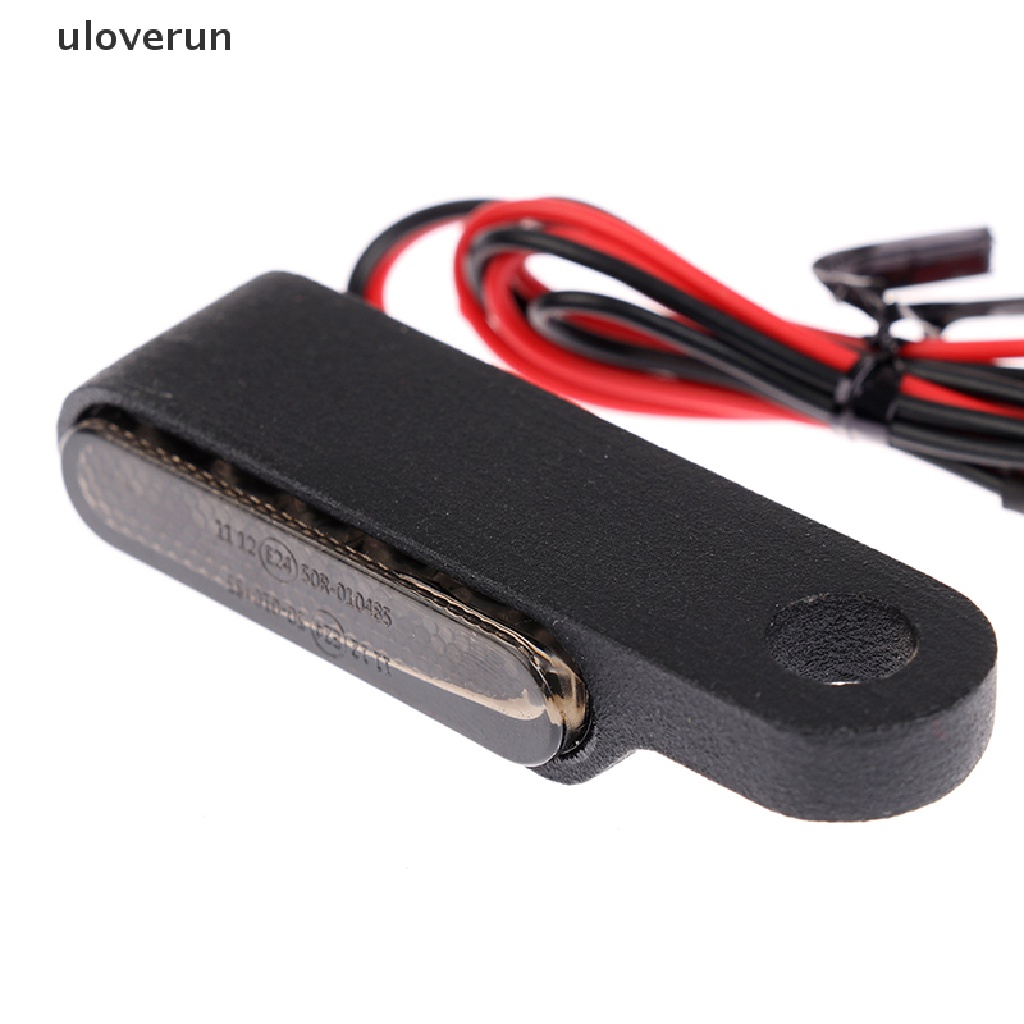 Đèn LED Xi Nhan Ánh Sáng Hổ Phách Gắn Tay Lái Xe Mô Tô