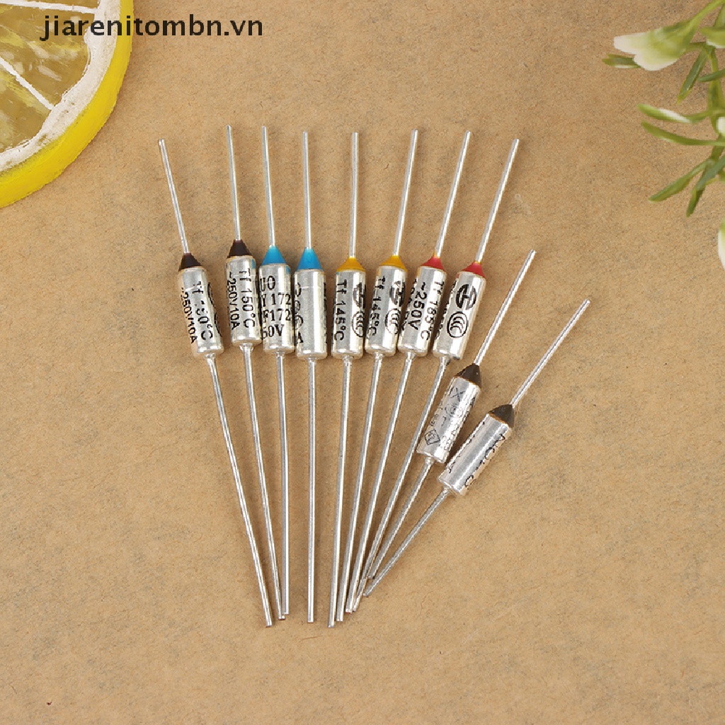 Set 10 Cầu Chì Nhiệt 10A 15A 250V 142 Chuyên Dụng° 150° 172° 185° 216° Vn vn vn