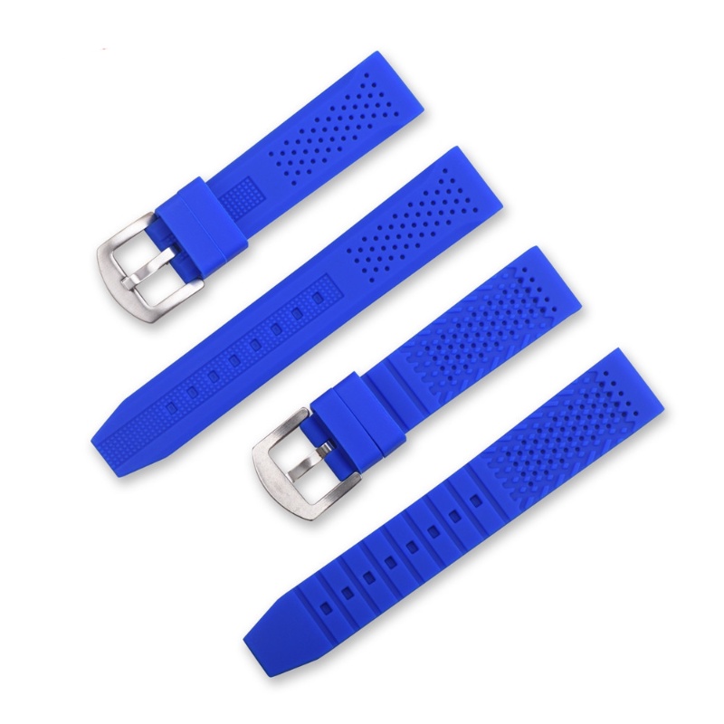 Dây Đeo Thay Thế Bằng Silicone Mềm Chống Nước Thông Dụng Cho Gear S2 S3 16mm 18mm 20mm 22mm 24mm
