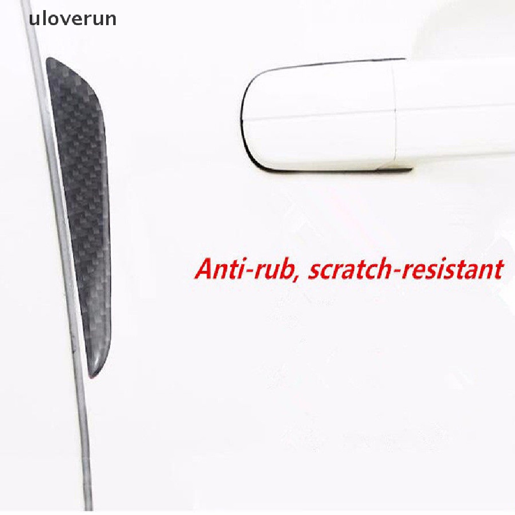 Bộ 4 Miếng Dán Sợi Carbon Chống Va Đập Chất Lượng Dành Cho Cửa Xe Hơi