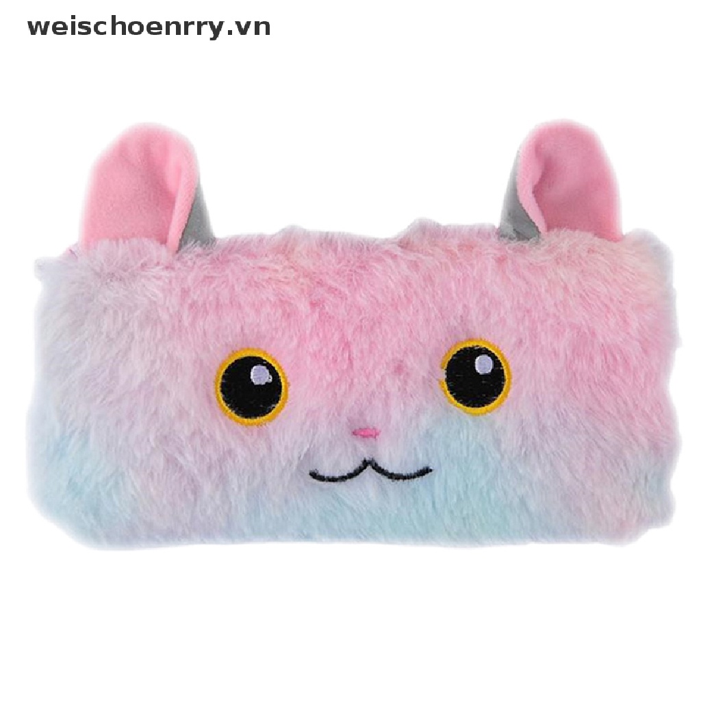 Túi Đựng Bút Bằng Vải Bông Mềm Mại Dễ Thương Cho Bé Gái