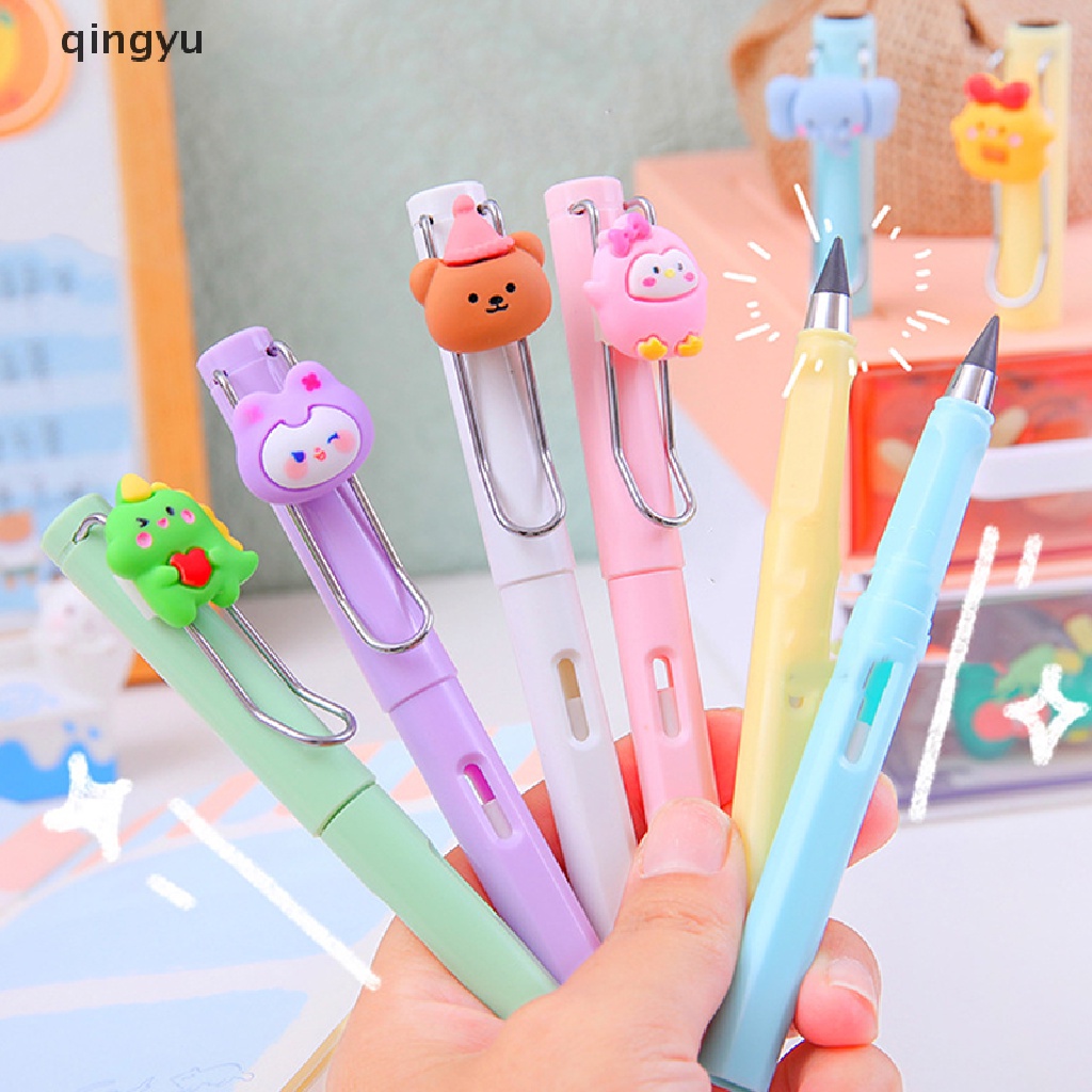 Bút Chì Bấm Màu Đen Không Mài Tiện Dụng Cho Học Sinh