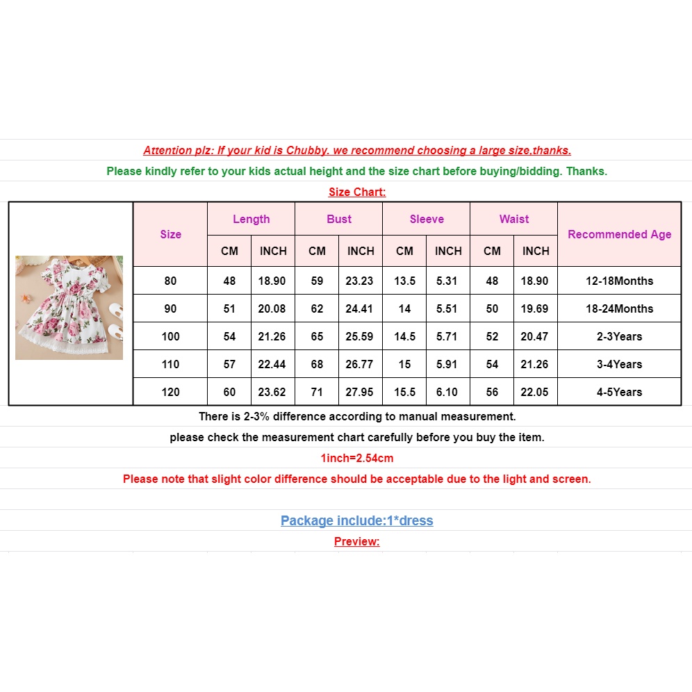 Đầm Tay Ngắn In Hoa Thời Trang Mùa Hè Xinh Xắn Cho Bé Gái 1-5 Tuổi