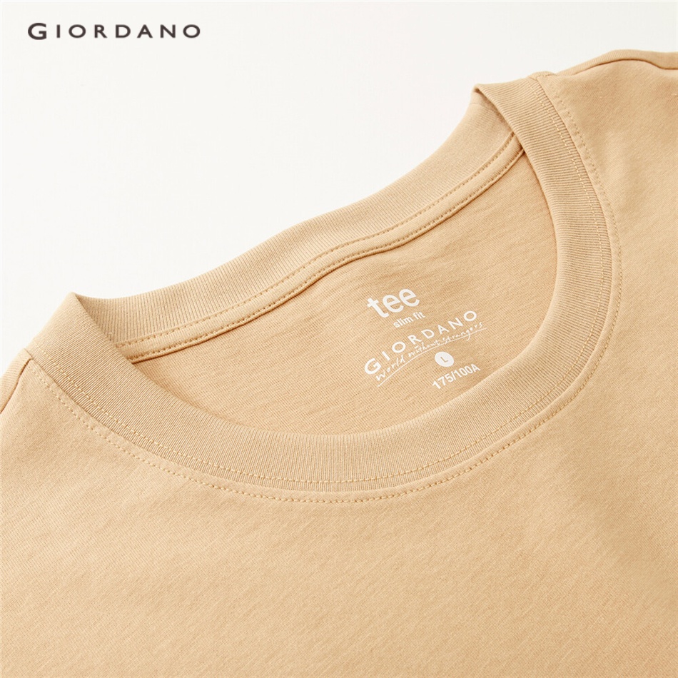 Áo thun GIORDANO 91093036 tay ngắn cổ tròn in họa tiết thời trang dành cho nam