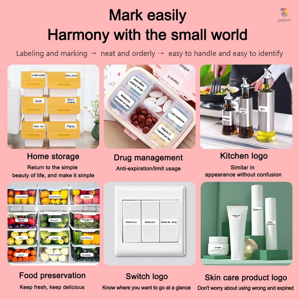 Máy in Ảnh Không Dây 1080P Tương Thích Với iOS Android Pin Tích Hợp 3 Cuộn Máy in Giấy Cho Du Lịch Li