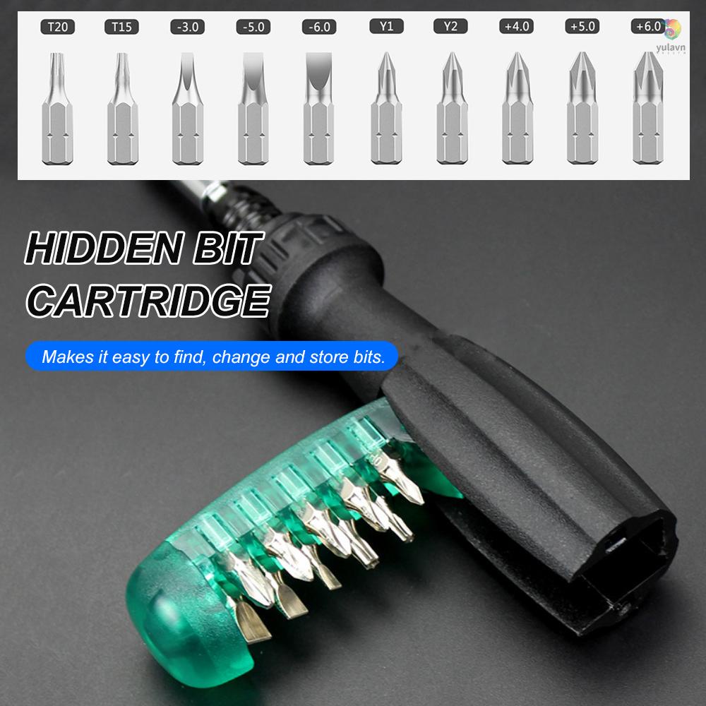 Tua Vít Cầm Tay 11 Trong 1 CR-V Có 10 Đầu Thay Thế Đa Năng