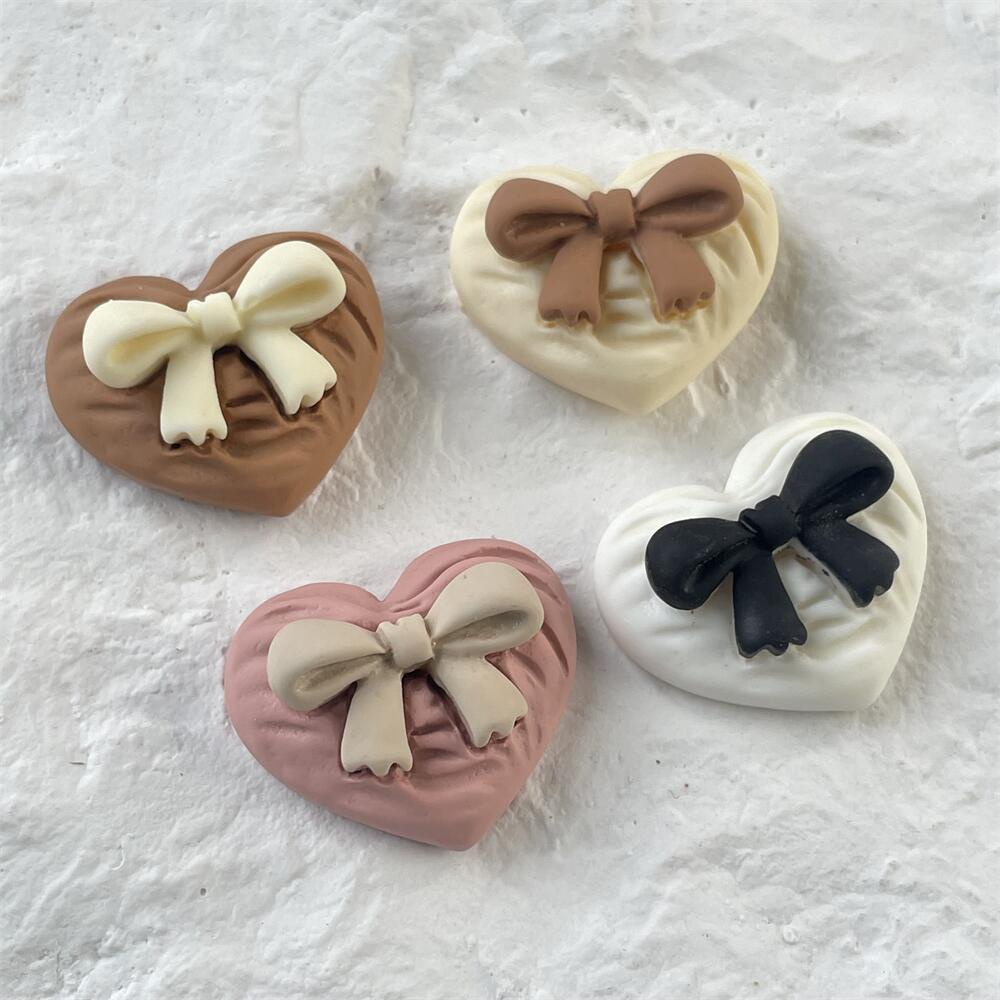 Set 10 Phụ Kiện Trang Trí Sổ Tay Màu Cà Phê Bằng Nhựa Resin