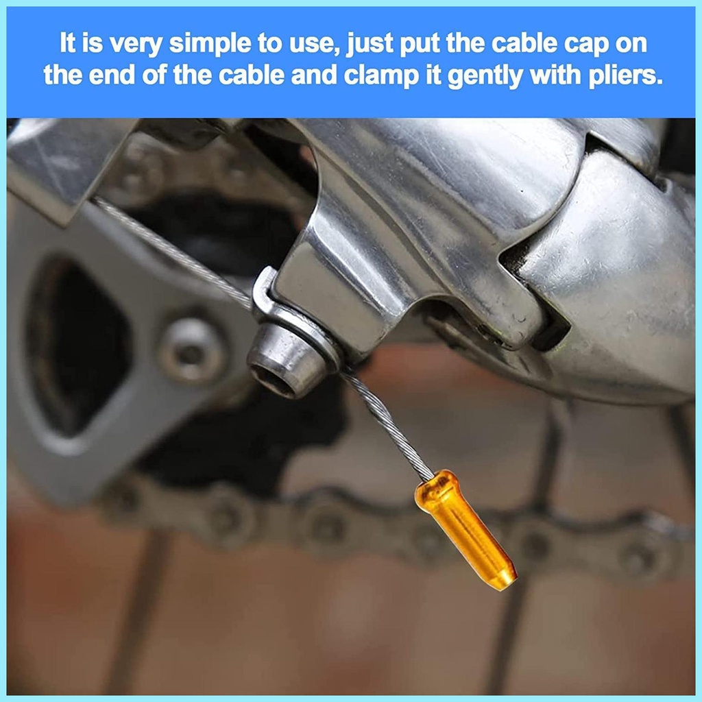 Nắp Đậy Dây Cáp Phanh Xe Đạp Bằng Hợp Kim tdevn