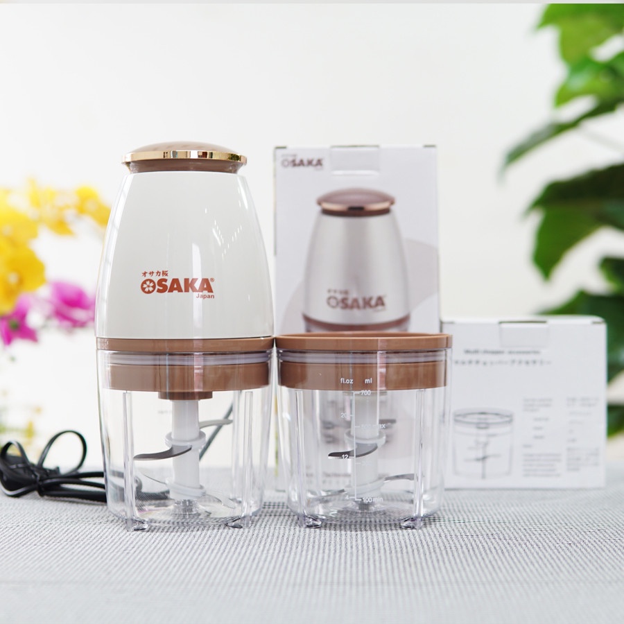 MÁY XAY OSAKA NHẬT BẢN ĐA NĂNG 700ML CÔNG SUẤT 350W XAY THỊT, CÁ , RAU CỦ QUẢ, XAY SINH TỐ CỰC NHANH CỰC NHUYỄN