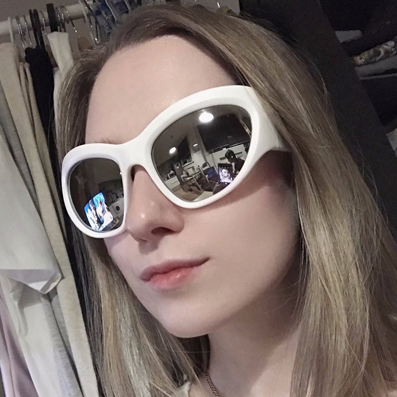 Kính Mát Gọng Vuông Thời Trang Mới Cho Nam Nữ Màu Sắc