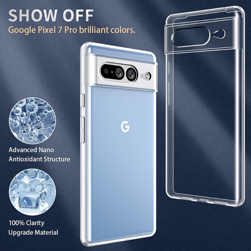 Ultra Ốp Điện Thoại Silicon Dẻo Trong Suốt Siêu Mỏng Chống Sốc Cho Google Pixel 7 7a 6a 6 Pro 5 4a 5a 5G 3A 3 4 XL