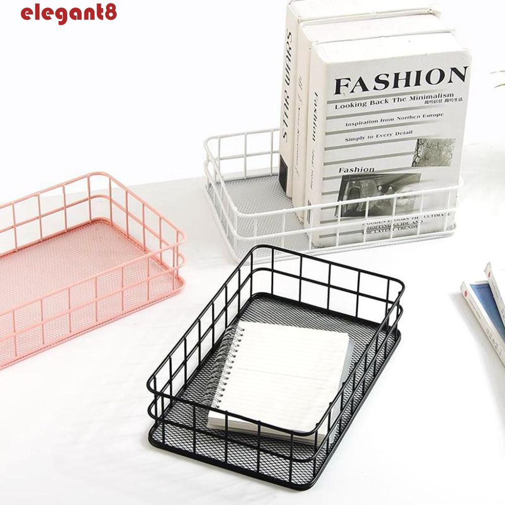 1 Giỏ Đựng Mỹ Phẩm Bằng Kim Loại Chất Lượng Cao