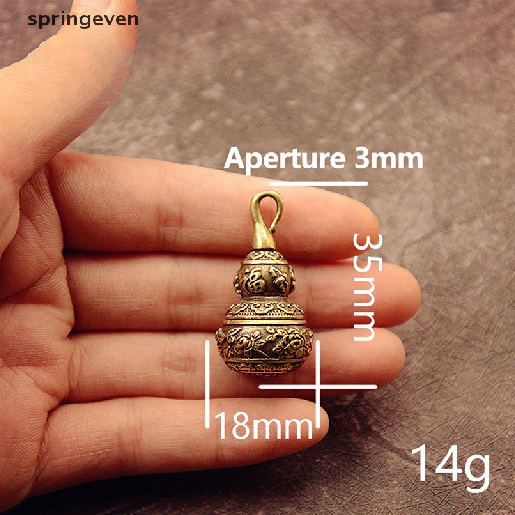 Móc Khóa Bằng Đồng Thau Thủ Công Hình Quả Bầu Rỗng Kiểu Truyền Thống Trung Hoa Sáng Tạo Để Bàn Trang Trí Nhà Cửa