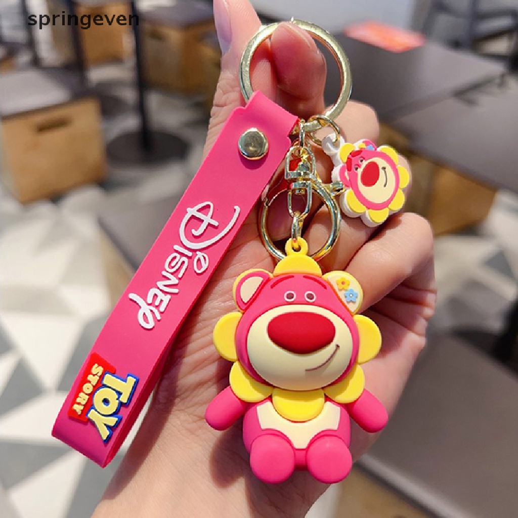 DISNEY Móc Chìa Khóa Họa Tiết Hoạt Hình Winnie The Pooh / Sóc / Hoa Hướng Dương Tinh Tế