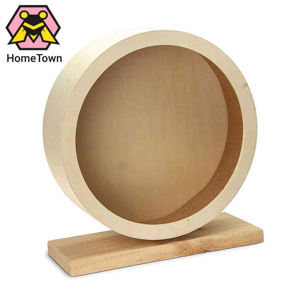 Đồ Chơi Bánh Xe Lăn Bằng Gỗ Cho Chuột Hamster