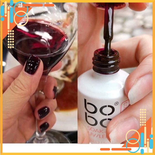 Sơn gel thạch rượu vang đỏ - Shop Hoài Nail