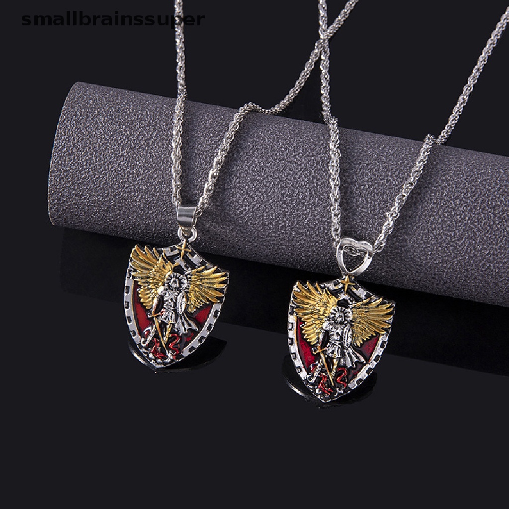 Vòng cổ Mặt Chiến Binh Patron Saint Archangel Độc Đáo Cho Nam SBS