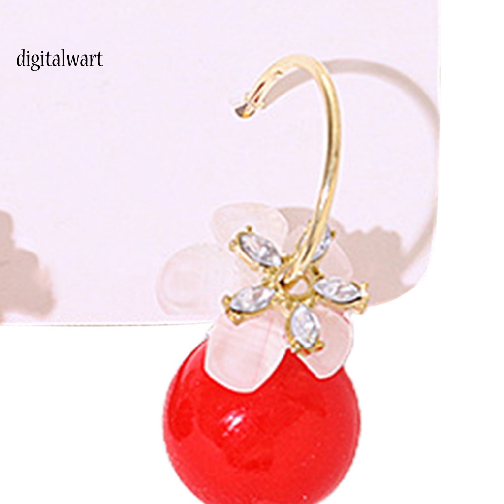 Kỹ Thuật Số| 1 Đôi Bông Tai Dáng Dài Đính Hạt Thanh Lịch Cho Nữ