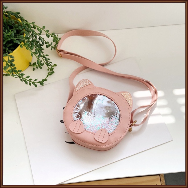 Túi Đeo Chéo Mini Họa Tiết Hoạt Hình Dễ Thương Cho Bé Gái