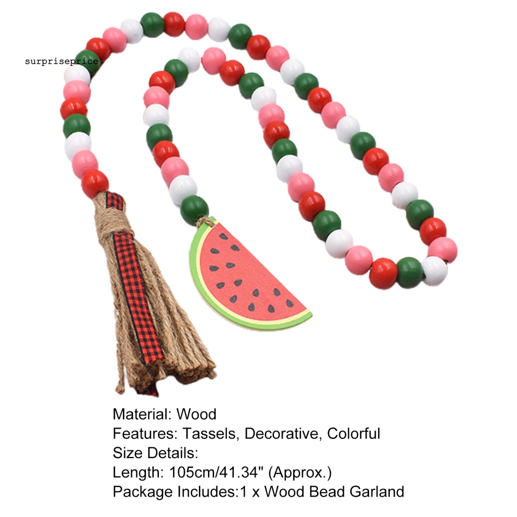 Vòng Hoa Hạt Gỗ Tua Rua Xếp Tầng Di Động Mùa Hè Cho Phòng Ngủ / SPA