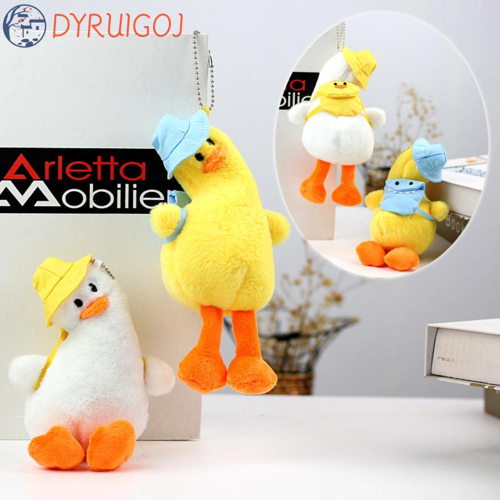 Móc Khóa Vịt Nhồi Bông Hoạt Hình Sáng Tạo Phong Cách Hàn Quốc