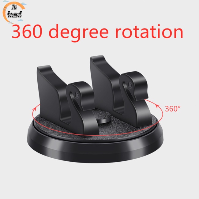 [IS] Giá Đỡ Điện Thoại Di Động Hình Thiên Nga Xoay 360 Độ Có Hai Ngăn Định Vị Và Khe Cắm Điện Thoại