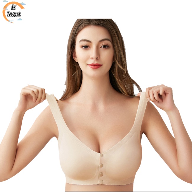 [IS] Áo Ngực Cotton Mềm Không Gọng Thép Độ Co Giãn Cao Thoải Mái Cho Phụ Nữ Mang Thai