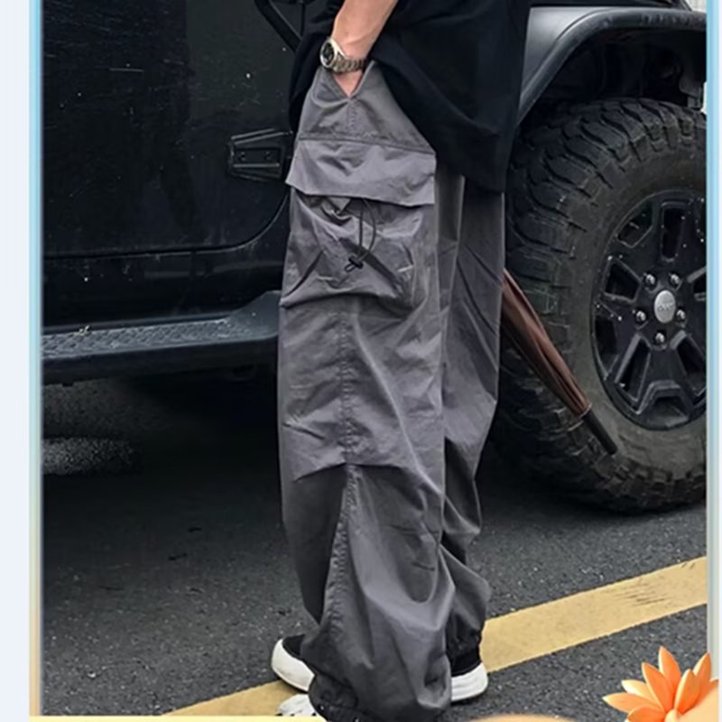 Quần Dài Ống Rộng Phong Cách Năng Động Trẻ Trung Dành Cho Nam