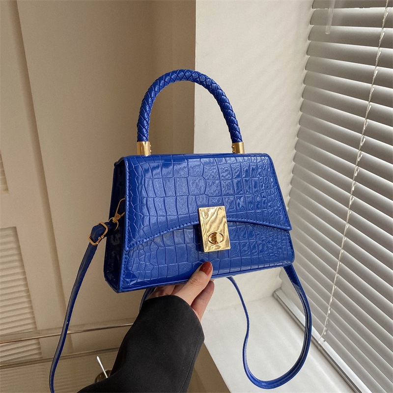 Túi Xách Đeo Vai Mini Họa Tiết Da Cá Sấu Cao Cấp Thời Trang Xuân Hè 2023 Cho Nữ
