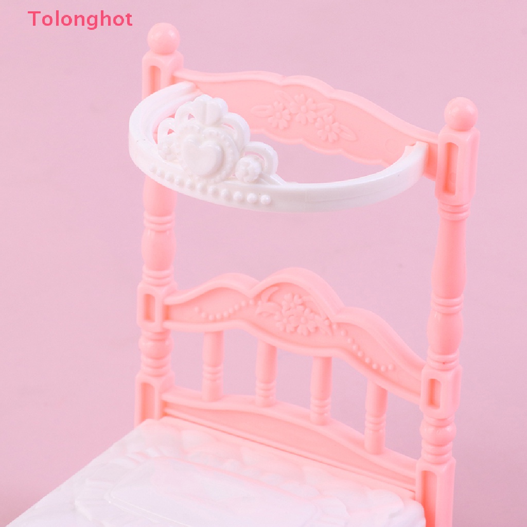 Mô Hình Giường Ngủ Thủ Công Trang Trí Nhà Búp Bê Tỉ Lệ 1: 12