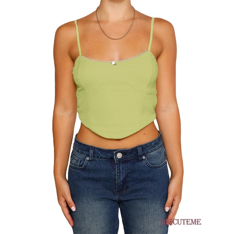 [] - Áo Hai Dây Hở Lưng Ôm Dáng Họa Tiết Hoa Mùa Hè Cho Nữ Đi Tiệc Câu Lạc Bộ