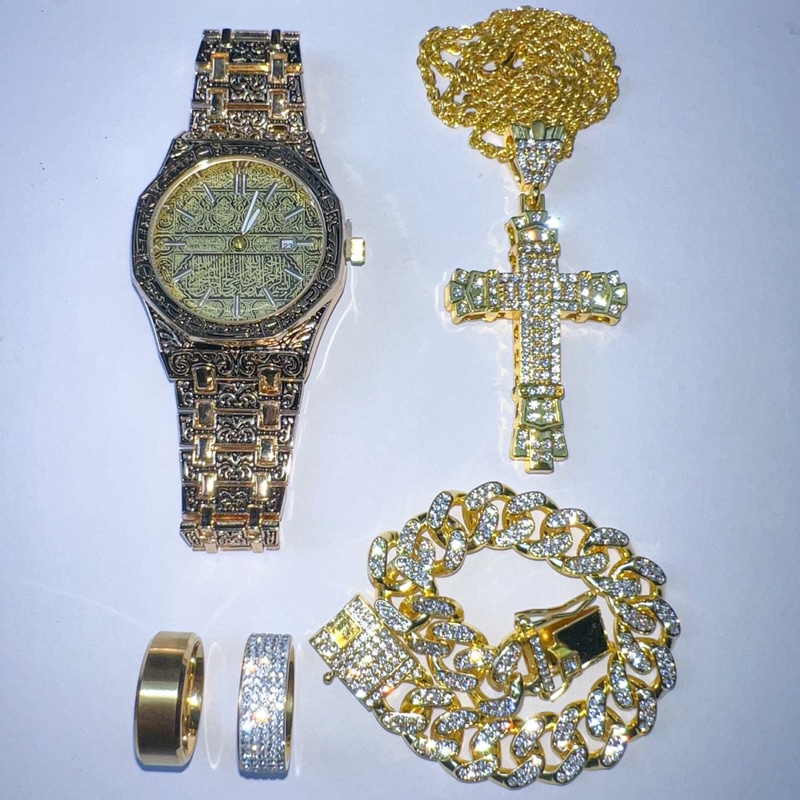 Đồng hồ nam hoạ tiết vintage phong cách trẻ trung - CW